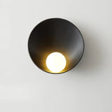 Modern Japandi Resin Bowl Wall Sconce G9 1-Light Lasson Living