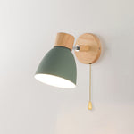 Modern Minimalist Wooden Cone LED Wall Sconce | 1-Light Lasson Living