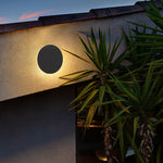 Modern Minimalist Round LED Wall Sconce IP65 Outdoor 1-Light Lasson Living