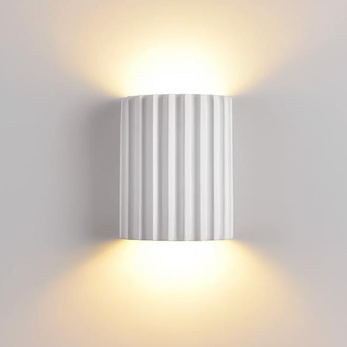 Nordic Resin Striped Wall Sconce LED 1-light Lasson Living