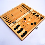 3 In 1 Chess Set With Folding Wooden Magnetic Board - Image 7