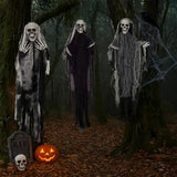 3 Pack Hanging Halloween Decorations Ghosts And Grim Reapers For Outdoor Display - Image 4