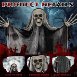 3 Pack Hanging Halloween Decorations Ghosts And Grim Reapers For Outdoor Display - Image 5