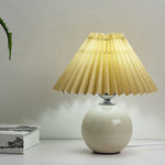 Nordic Ceramic Pleated Table Light | 1-Light Lasson Living
