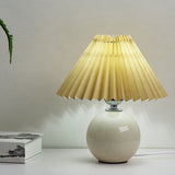 Nordic Ceramic Pleated Table Light | 1-Light Lasson Living