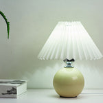 Nordic Ceramic Pleated Table Light | 1-Light Lasson Living