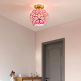 Vintage Floral Ceiling Light 1-Light Lasson Living