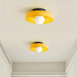 Modern Glass Disc Ceiling and Wall Light LED 1-Light Lasson Living