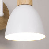 Nordic Wood Dome Wall Light with Pull Switch | 1-Light Lasson Living