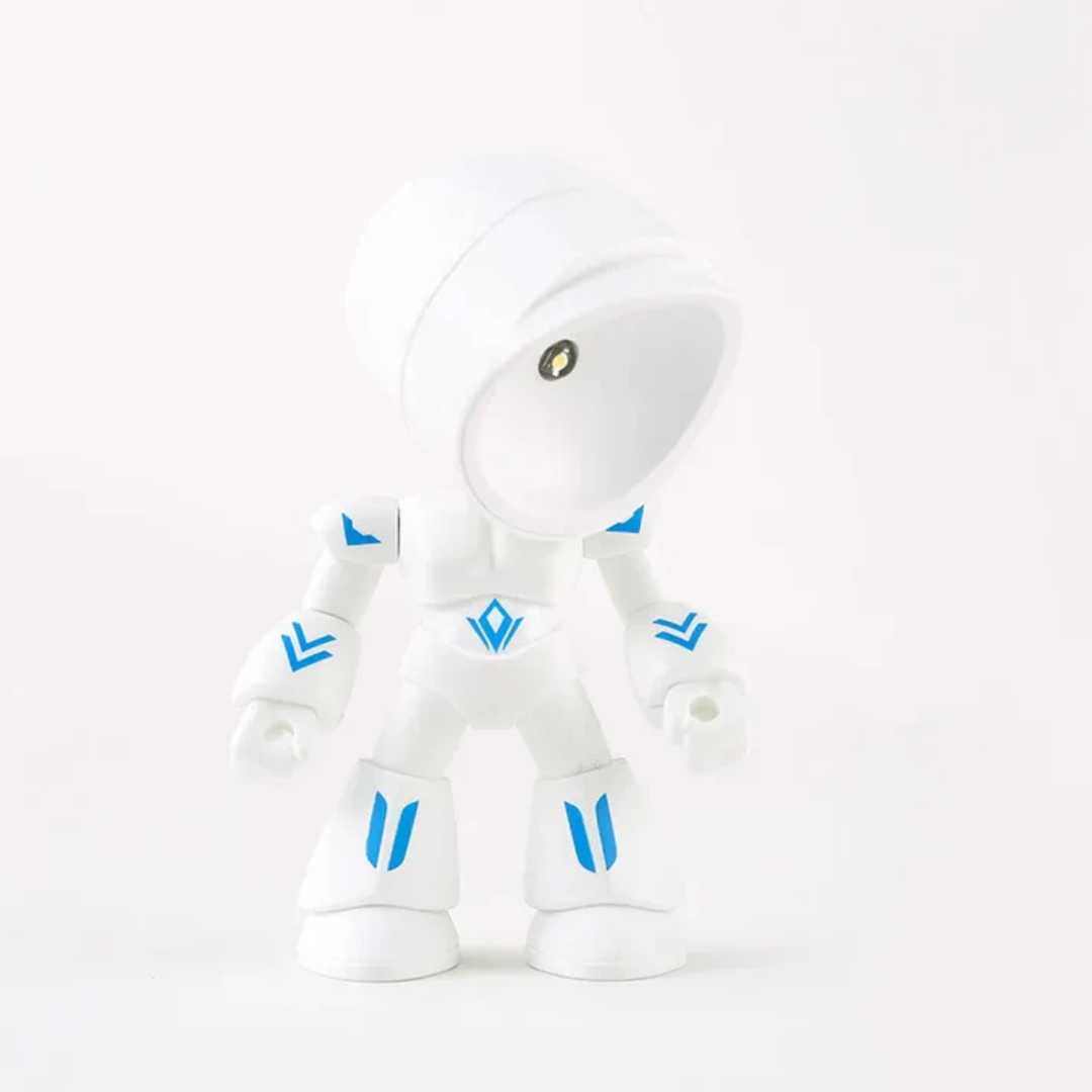 Modern Robot-Inspired LED Table Lamp 1-Light Lasson Living