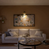 Modern Wood Grain LED Wall Light 1-Light Lasson Living