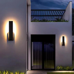 Minimalist Waterproof Outdoor Square Wall Sconce LED 1-Light Lasson Living