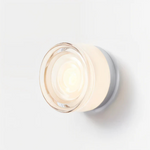 Modern Glass Round Wall Sconce LED 1-Light Lasson Living