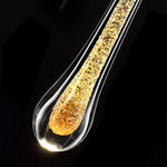 Modern Glass Raindrop LED Wall Sconce 1-Light Lasson Living