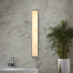 Modern Alabaster Rectangular Outdoor Wall Light LED 1-Light Lasson Living