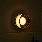 Modern Glass Round Wall Sconce LED 1-Light Lasson Living