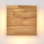 Japanese Wooden Square LED Wall Light | 1-Light Lasson Living