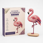 3D Fabric Patchwork Bird Kit With Pre-Cut Numbered Pieces And Wooden Stand - Image 7