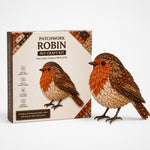 3D Fabric Patchwork Bird Kit With Pre-Cut Numbered Pieces And Wooden Stand - Image 14