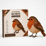 3D Fabric Patchwork Bird Kit With Pre-Cut Numbered Pieces And Wooden Stand - Image 14