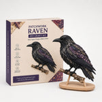 3D Fabric Patchwork Bird Kit With Pre-Cut Numbered Pieces And Wooden Stand - Image 6