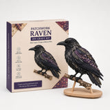 3D Fabric Patchwork Bird Kit With Pre-Cut Numbered Pieces And Wooden Stand - Image 6