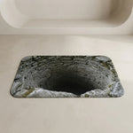 3D Optical Illusion Stone Well Doormat With Non-Slip Latex Backing - Image 1