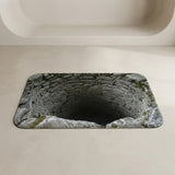 3D Optical Illusion Stone Well Doormat With Non-Slip Latex Backing - Image 1