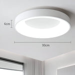 Nordic Modern Round Led Ceiling Light 1-Light Lasson Living