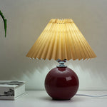 Nordic Ceramic Pleated Table Light | 1-Light Lasson Living