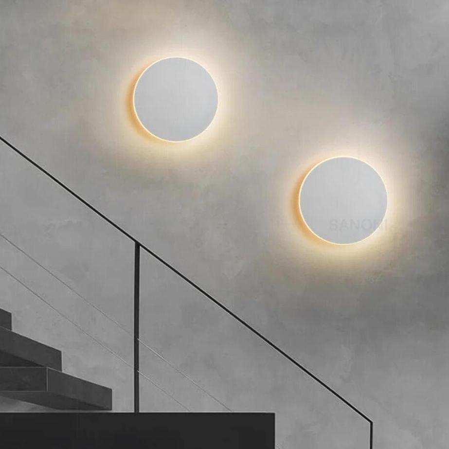 Modern Nordic Round LED Sconce 1-Light Lasson Living