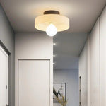 Modern Glass Disc Ceiling and Wall Light LED 1-Light Lasson Living