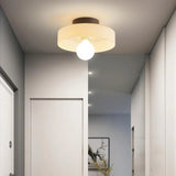 Modern Glass Disc Ceiling and Wall Light LED 1-Light Lasson Living
