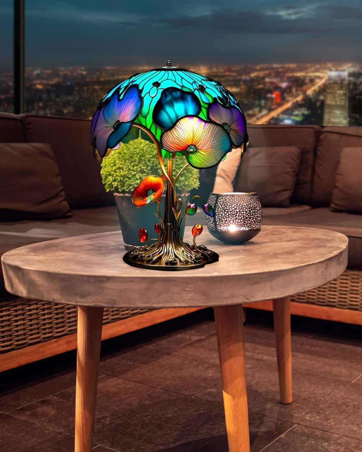 Vintage Mushroom Table Lamp LED 1-Light Lasson Living
