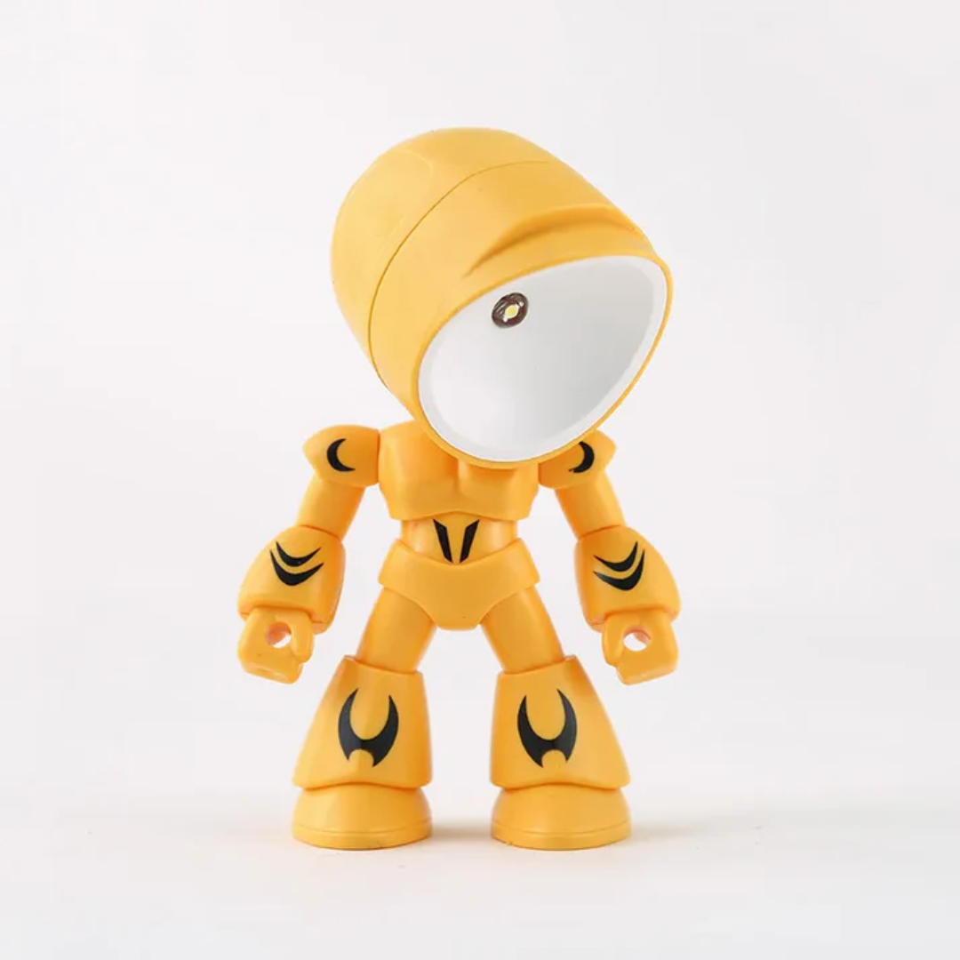 Modern Robot-Inspired LED Table Lamp 1-Light Lasson Living