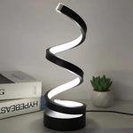 Modern Spiral LED Table Lamp 1-Light Lasson Living