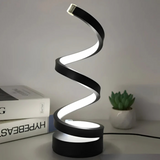 Modern Spiral LED Table Lamp 1-Light Lasson Living