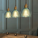 Vintage Textured Glass Pendant 1-Light Lasson Living