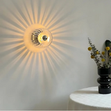 Modern Minimalist Glass Round Wall Sconce LED 1-Light Lasson Living