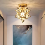 Modern Star-Shaped LED Ceiling Light – 1 Light Lasson Living