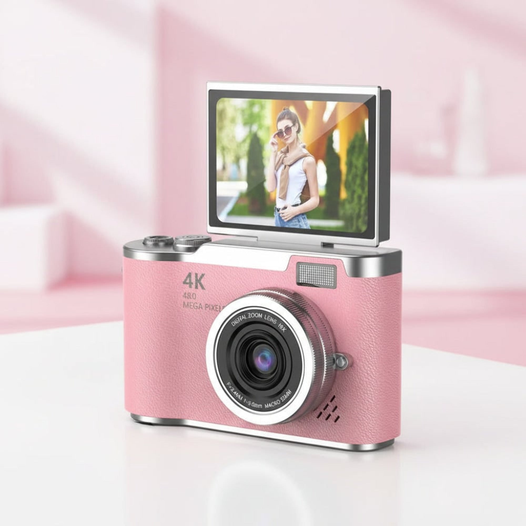 4K Digital Camera With 8x Zoom And 2.4 Inch Flip Screen - Image 3