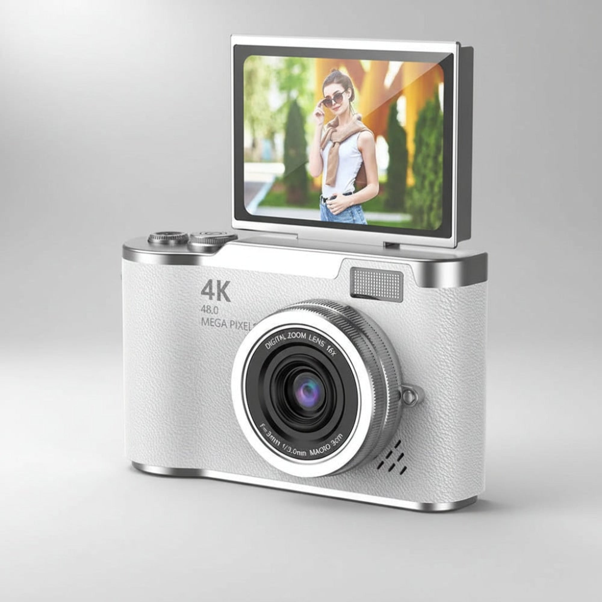 4K Digital Camera With 8x Zoom And 2.4 Inch Flip Screen - Image 4