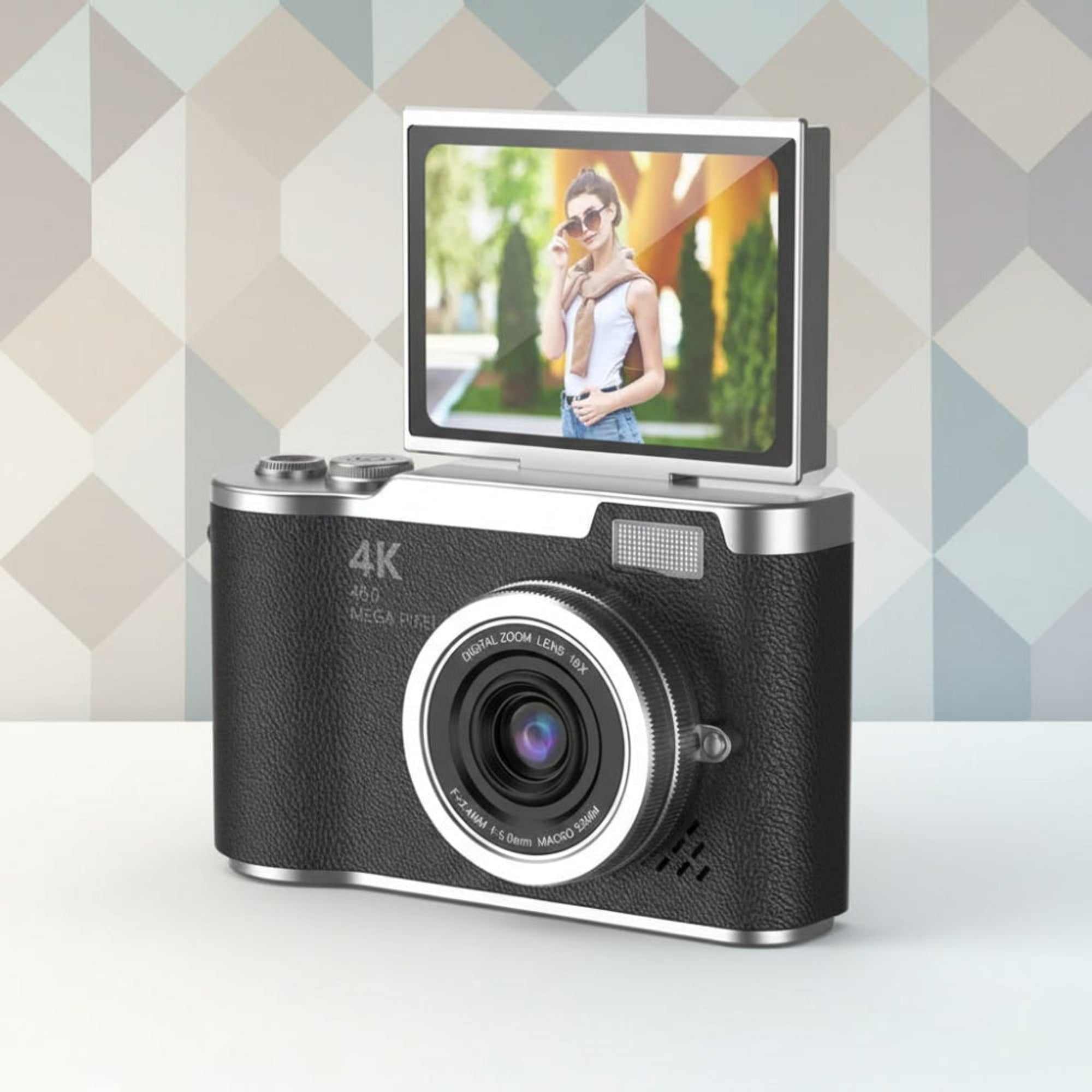 4K Digital Camera With 8x Zoom And 2.4 Inch Flip Screen - Image 5
