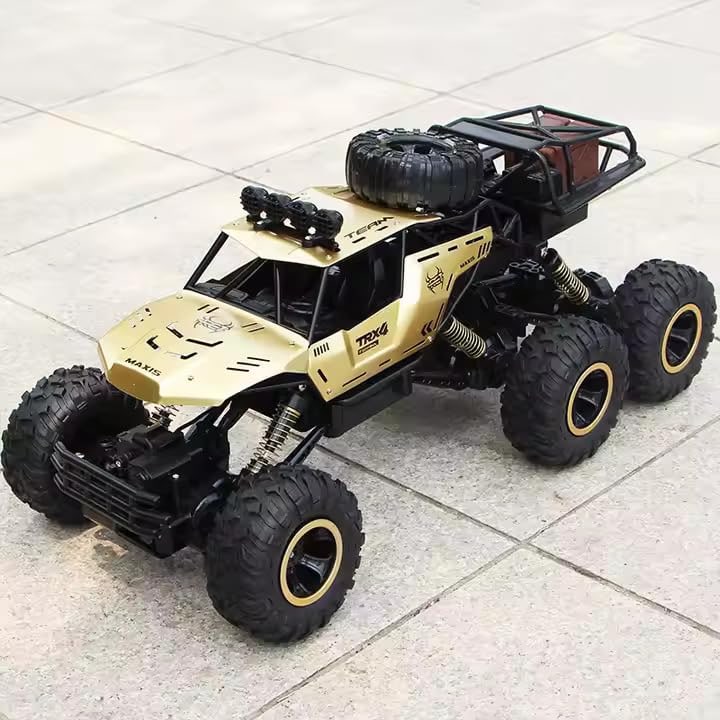 4WD RC Monster Truck With Rugged Suspension And Integrated LED Lights For Off-Road Fun - Image 8