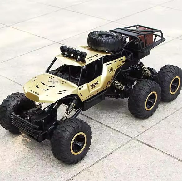 4WD RC Monster Truck With Rugged Suspension And Integrated LED Lights For Off-Road Fun - Image 9