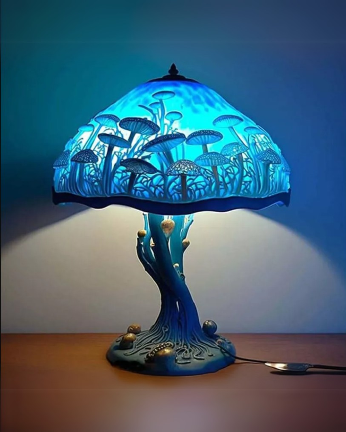 Vintage Mushroom Table Lamp LED 1-Light Lasson Living