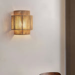 Vintage Bohemian Hand-Woven Rope Wall Sconce LED 1-Light Lasson Living