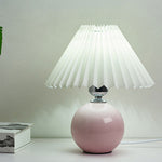 Nordic Ceramic Pleated Table Light | 1-Light Lasson Living