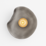 Nordic Curved Glass Japandi LED Wall Sconce 1-Light Lasson Living