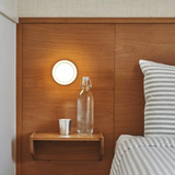 Modern Glass Round Wall Sconce LED 1-Light Lasson Living